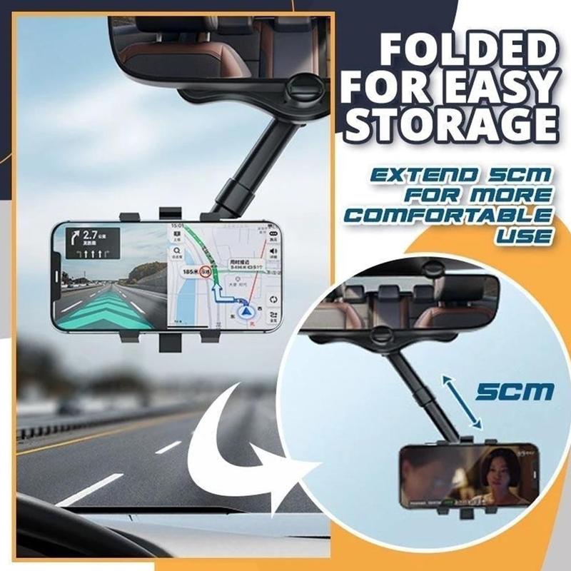 Ultimate Universal Rearview Mirror Cellphone Holder
