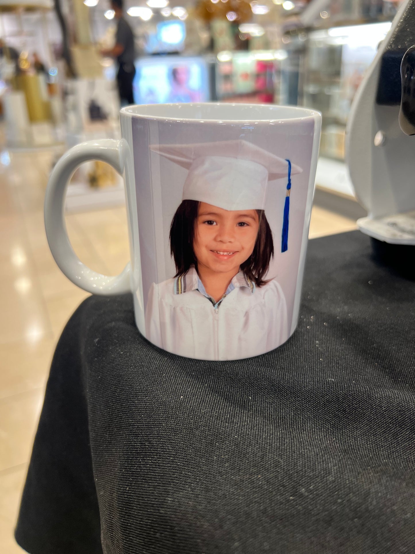 11 oz White Ceramic Photo Mug