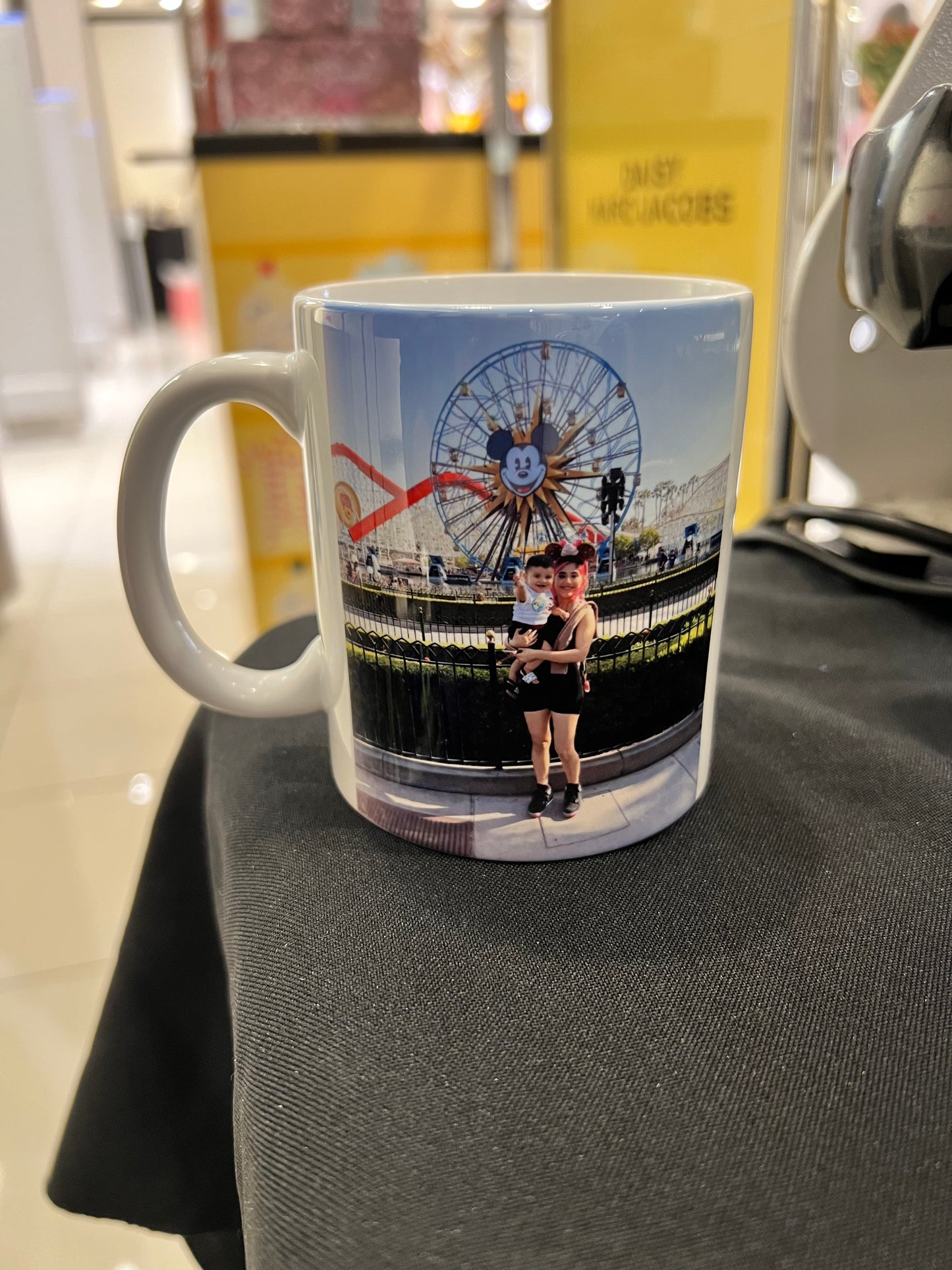 11 oz White Ceramic Photo Mug