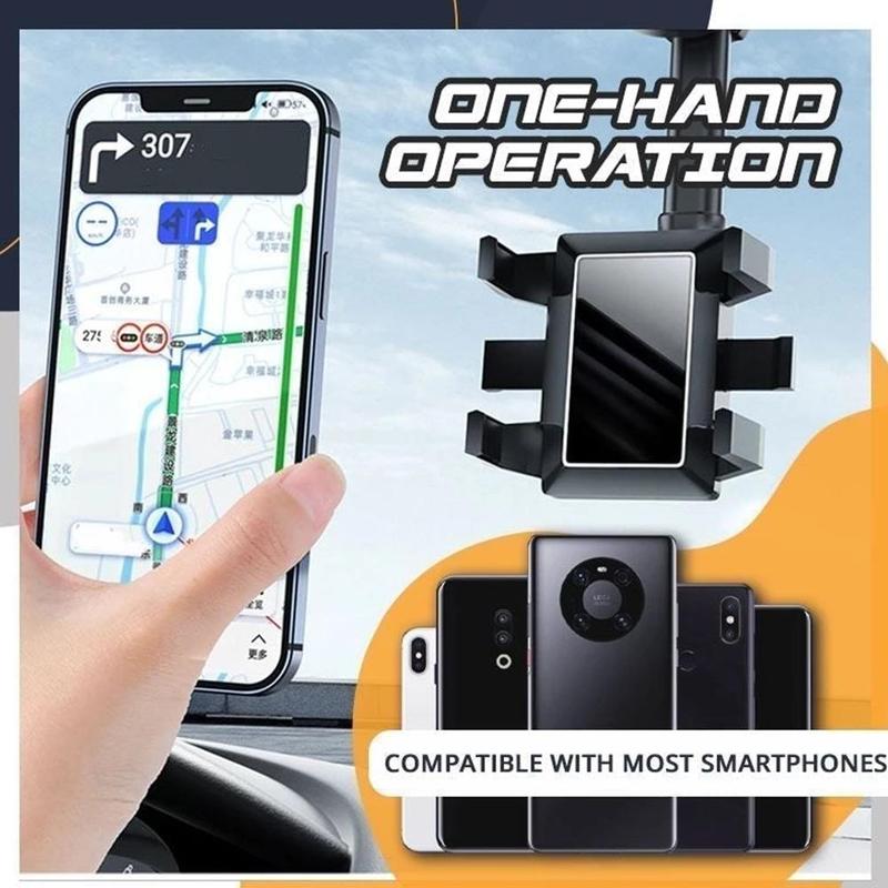 Ultimate Universal Rearview Mirror Cellphone Holder