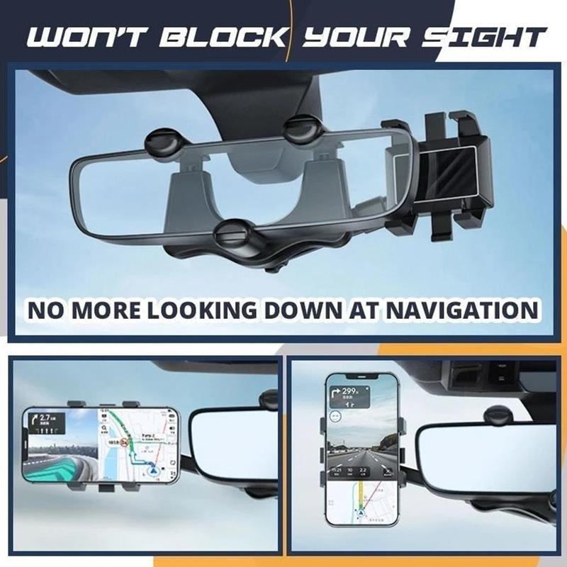 Ultimate Universal Rearview Mirror Cellphone Holder