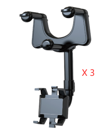 Ultimate Universal Rearview Mirror Cellphone Holder