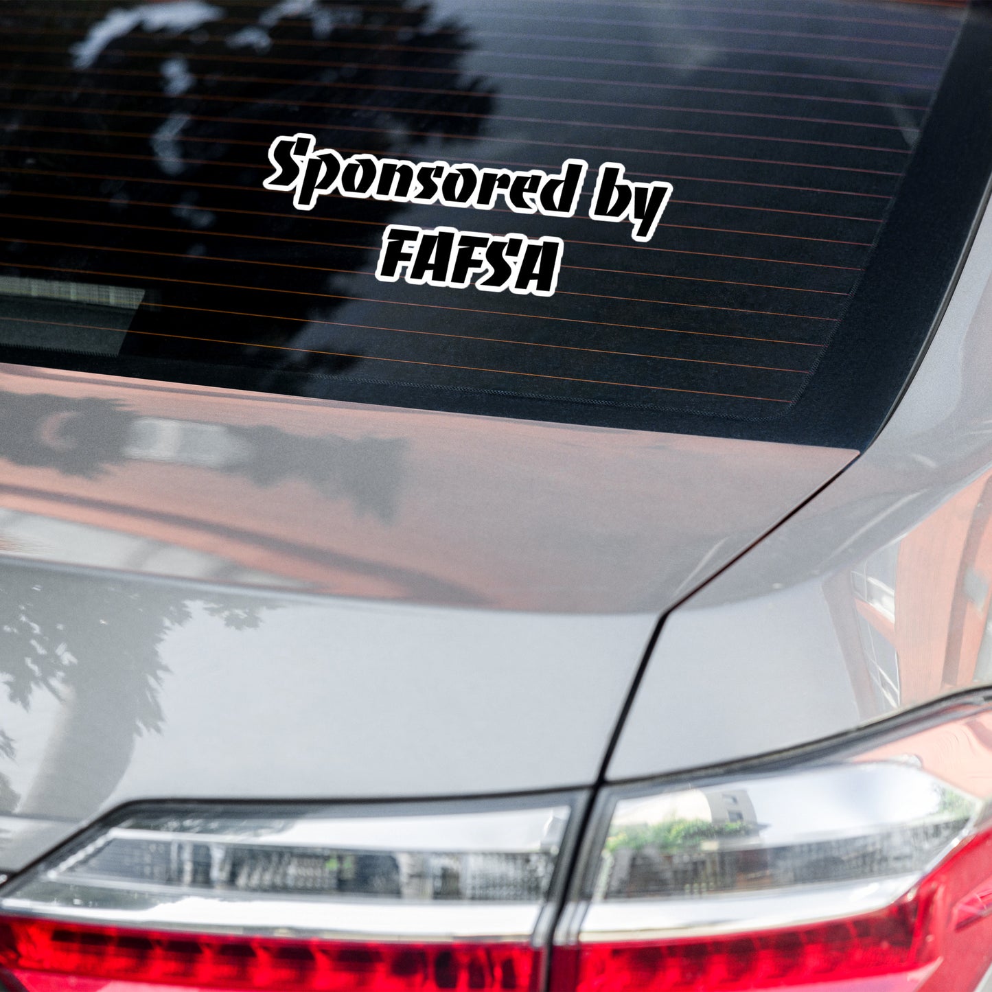 Sponsored by FAFSA decal