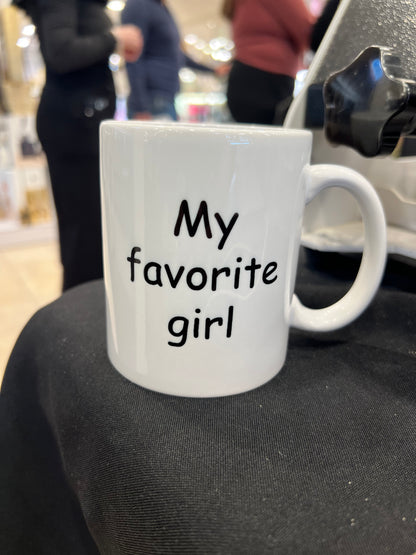 11 oz White Ceramic Photo Mug