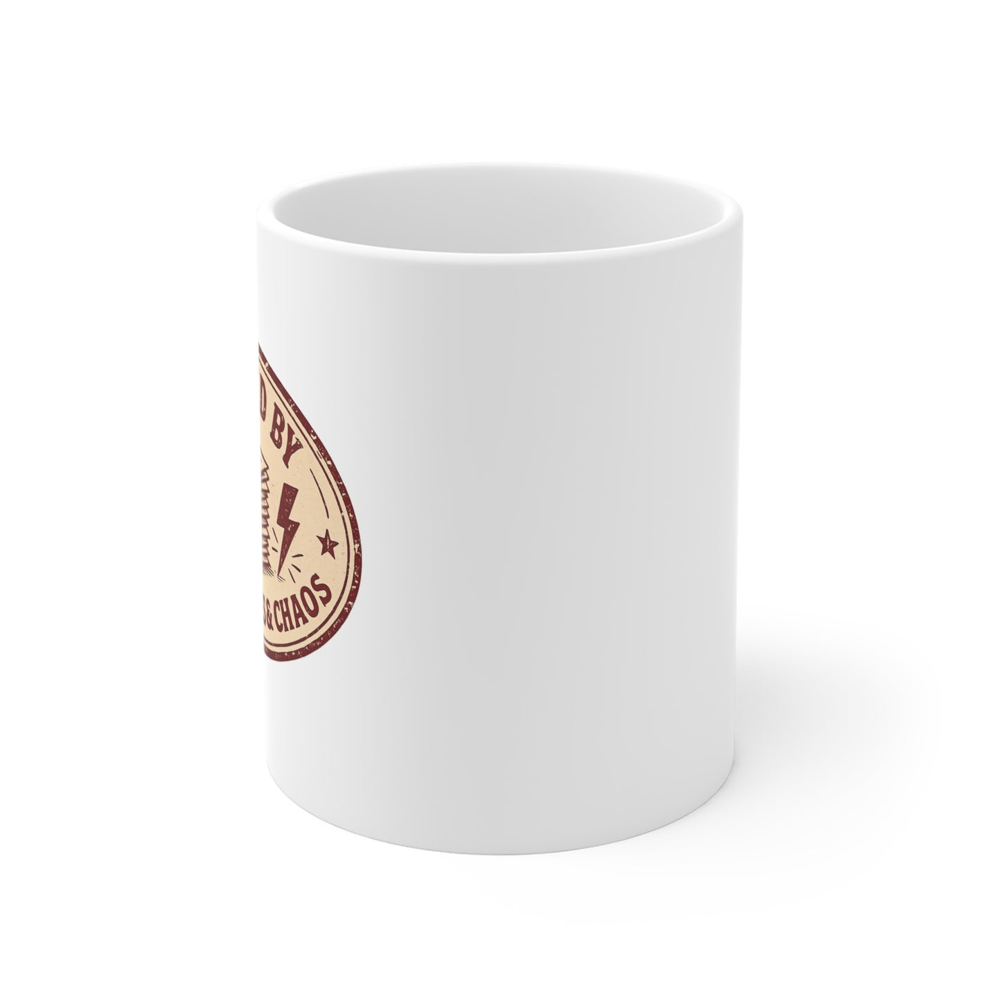 Powered by Coffee, Copies & Chaos Teacher Coffee Mug