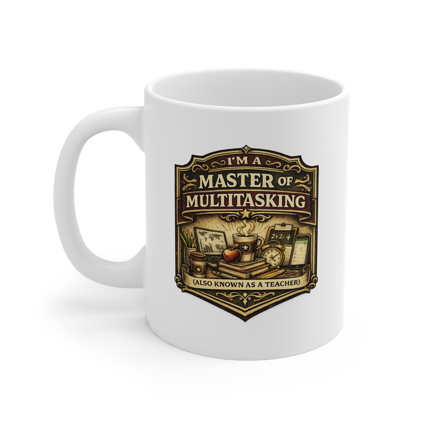 Master of Multitasking Teacher Mug | Funny Teacher Coffee Mug | Teacher Appreciation Gift