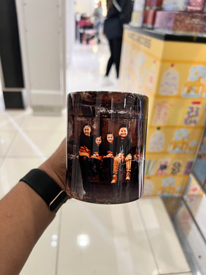 11 oz White Ceramic Photo Mug