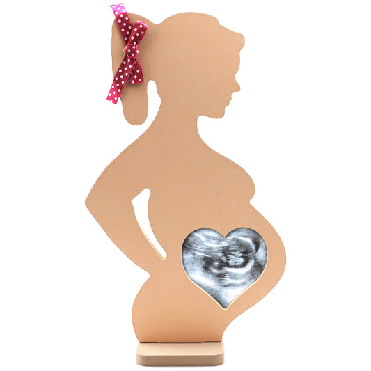 Pregnant Woman Silhouette Photo Frame